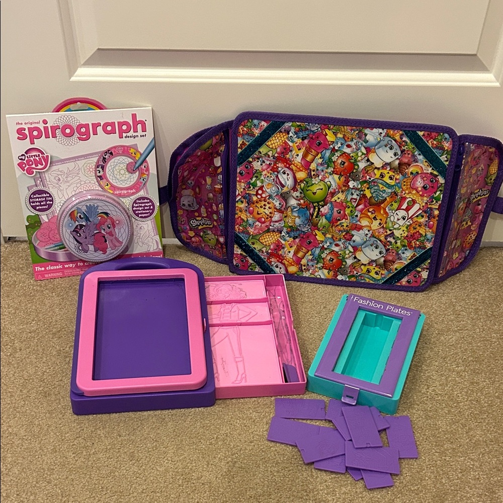 Girls Colorful Art and Fashion Activity Set